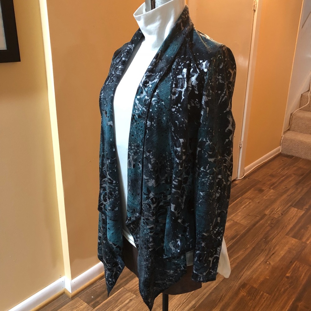 Alberto Makali Sweater/Jacket Teal/Silver/Black